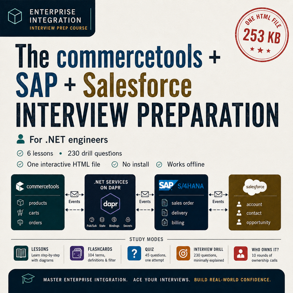 Enterprise Integration interview prep course cover
